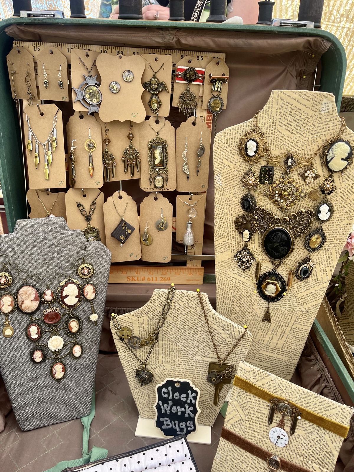 Antique jewelry at The Bazaar