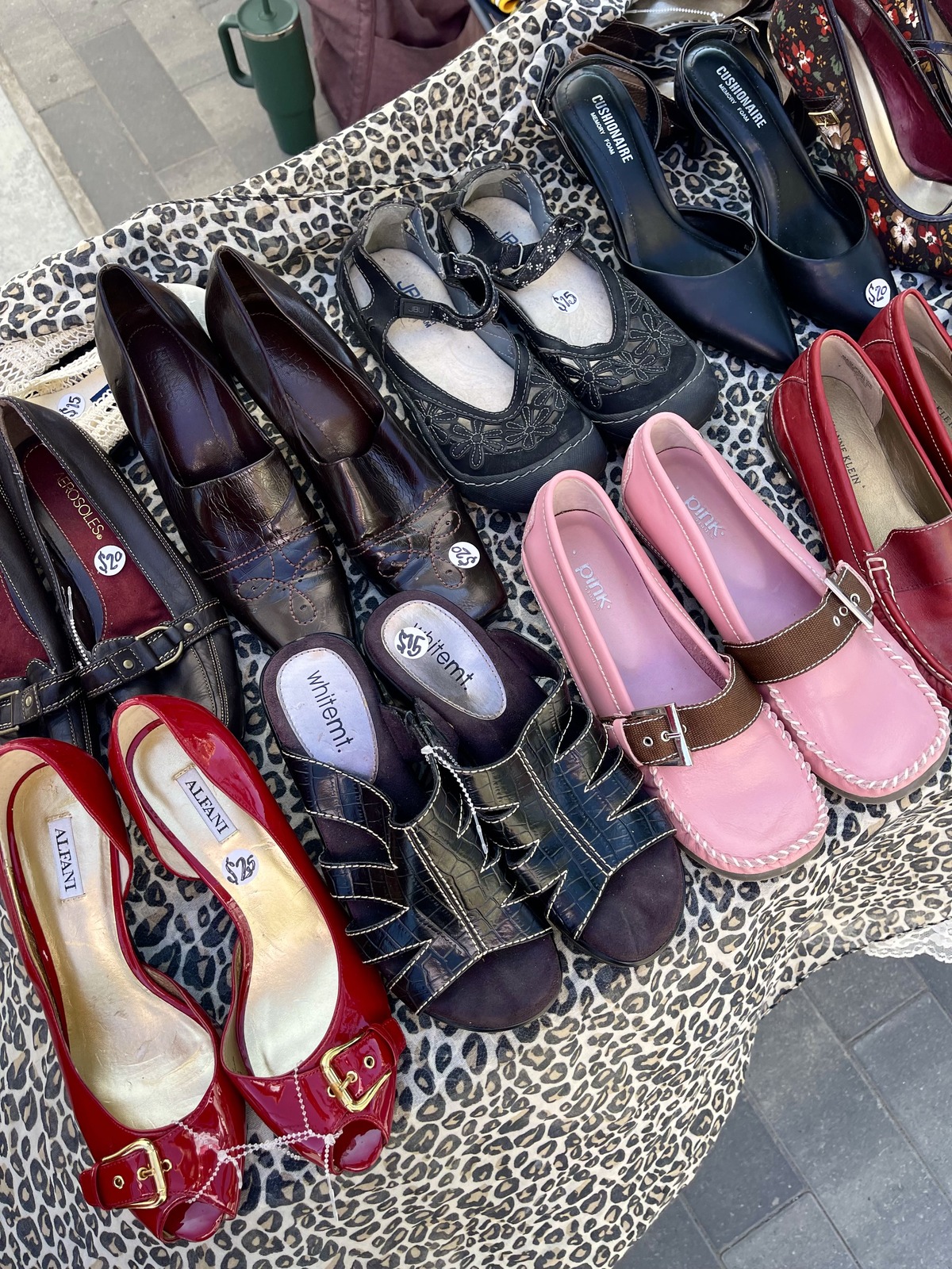 Vintage shoes at The Bazaar