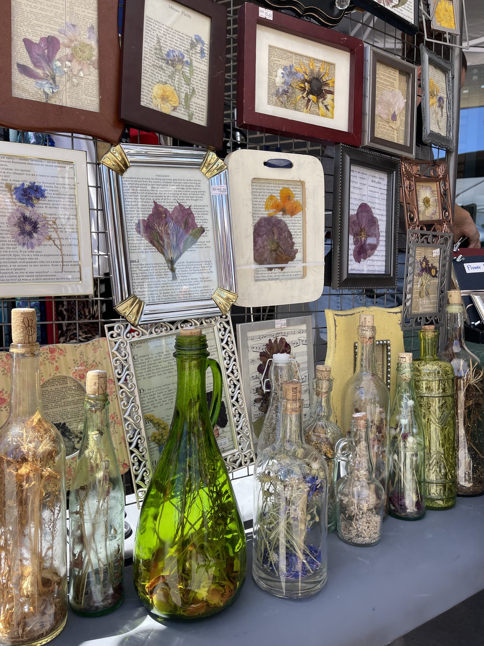 Handmade crafts at The Bazaar